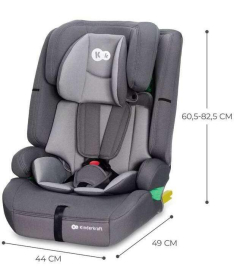 Kinderkraft Safety Fix 2 i-Size auto sedište za decu 76-150cm Grey