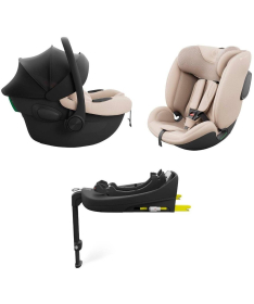 Kinderkraft set auto sedišta i-Lite i-Fix Endura Safe sa isofix bazom 40-150cm Beige