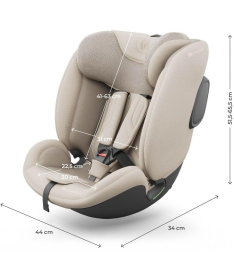 Kinderkraft set auto sedišta i-Lite i-Fix Endura Safe sa isofix bazom 40-150cm Beige
