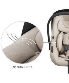 Kinderkraft set auto sedišta i-Lite i-Fix Endura Safe sa isofix bazom 40-150cm Beige