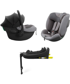 Kinderkraft set auto sedišta i-Lite i-Fix Endura Safe sa isofix bazom 40-150cm Grey