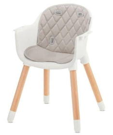 Kinderkraft Sienna high stolica za hranjenje dece 2u1 Grey