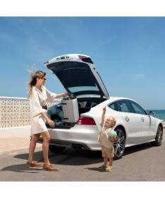 Kinderkraft sklopiva kolica za putovanja Rollster Anthracite