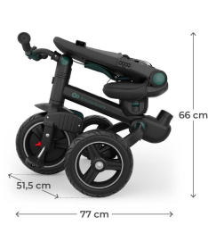 Kinderkraft Spinstep 2 Plus tricikl za decu Green