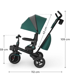 Kinderkraft Spinstep 2 Plus tricikl za decu Green