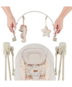 Kinderkraft Swingee ljuljaška za bebe do 9kg Beige