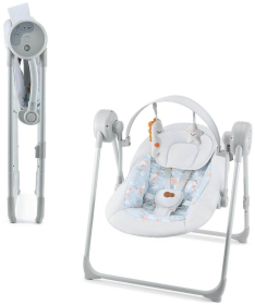 Kinderkraft Swingee ljuljaška za bebe do 9kg Grey