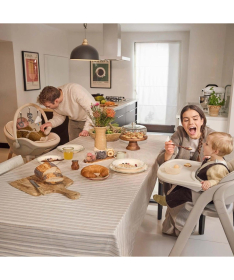 Kinderkraft Tino stolica za hranjenje dece 3u1 Grey