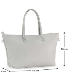 Kinderkraft Treasurebag torba za mame Light Grey