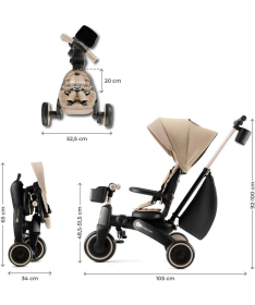 Kinderkraft tricikl jazz 2 Beige