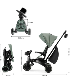 Kinderkraft tricikl jazz 2 Green