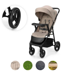 Kinderkraft Trig 3 kolica za bebe do 22 kg Beige