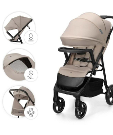 Kinderkraft Trig 3 kolica za bebe do 22 kg Beige