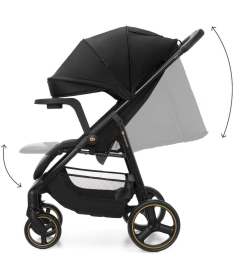Kinderkraft Trig 3 kolica za bebe do 22 kg Black