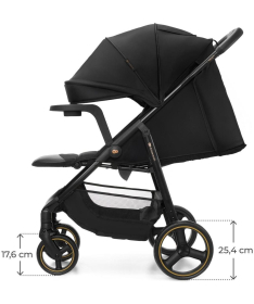 Kinderkraft Trig 3 kolica za bebe do 22 kg Black