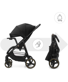 Kinderkraft Trig 3 kolica za bebe do 22 kg Black