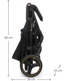 Kinderkraft Trig 3 kolica za bebe do 22 kg Black