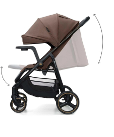Kinderkraft Trig 3 kolica za bebe do 22 kg Brown