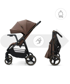 Kinderkraft Trig 3 kolica za bebe do 22 kg Brown
