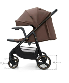 Kinderkraft Trig 3 kolica za bebe do 22 kg Brown