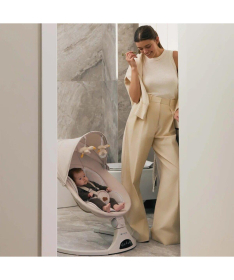 Kinderkraft Tulsy ljuljaška za bebe do 9 kg Beige