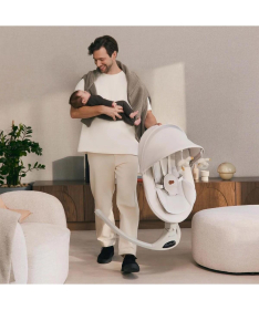 Kinderkraft Tulsy ljuljaška za bebe do 9 kg Grey