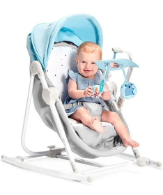 Kinderkraft Unimo Up ležaljka za bebu 5 u 1 Light Blue