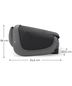 Kinderkraft Unity 2 i-Size Isofix auto sedište za decu 100-150cm Grey