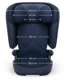 Kinderkraft Unity 2 i-Size Isofix auto sedište za decu 100-150cm Navy