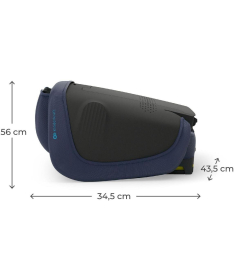Kinderkraft Unity 2 i-Size Isofix auto sedište za decu 100-150cm Navy