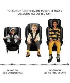 Kinderkraft Xpedition 2 i-Size Roto auto sedište za bebu 40-150cm Black