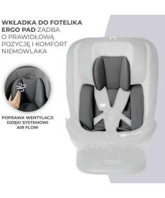 Kinderkraft Xpedition 2 i-Size Roto auto sedište za bebu 40-150cm Black