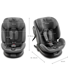 Kinderkraft Xpedition 3 i-Size Roto auto sedište za bebu 40-150cm Grey