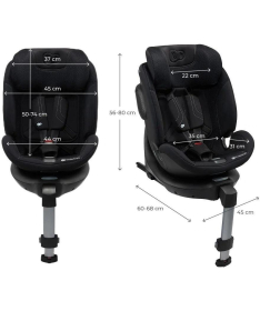 Kinderkraft Xrider 2 i-Size auto sedište za bebe 40-150cm Black