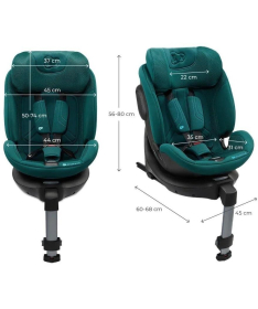 Kinderkraft Xrider 2 i-Size auto sedište za bebe 40-150cm Green