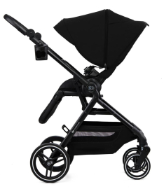 Kinderkraft Yoxi kolica 3u1 mink pro Pure Black
