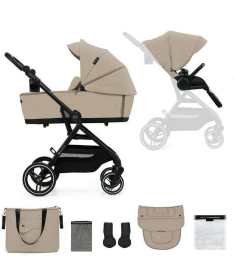 Kinderkraft Yoxi kolica za bebe 2 u 1 do 22 kg Sand Beige