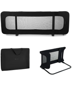 Kinderkraft zaštitna ogradica za krevet Guard and Dream Black