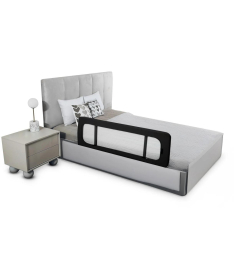 Kinderkraft zaštitna ogradica za krevet Guard and Dream Black