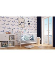 Lettino Alek krevetac za bebe 120x60 White