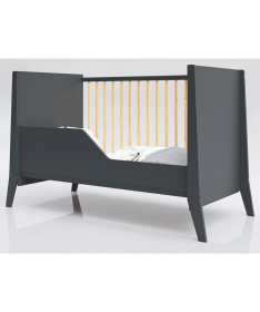 Lettino Cosmo krevetac za bebe 120x60 Antrachite Pine