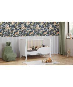 Lettino Misza standard krevetac za bebe 120x60cm White