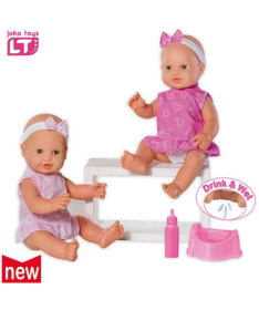 Loko toys lutka beba koja pije i piški 40 cm - A040400