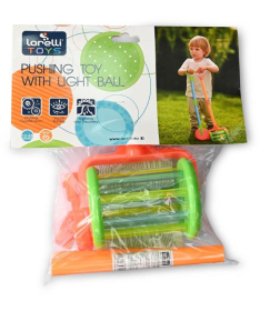 Lorelli Bertoni igračka za guranje sa lopticom - orange 10191530002