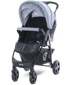 Lorelli Bertoni kolica za bebe daisy basic set - black & silver blue