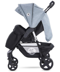 Lorelli Bertoni kolica za bebe daisy basic set - black & silver blue