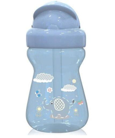Lorelli Bertoni mini sportska flašica sa slamčicom 6 + animals moonlight blue 10200740001