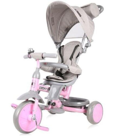 Lorelli Bertoni tricikl za decu lucky crew - grey & pink 10050610022