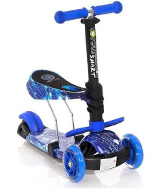 Lorelli Bertoni trotinet za decu smart blue cosmos 10390020012