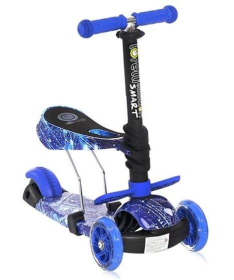 Lorelli Bertoni trotinet za decu smart blue cosmos